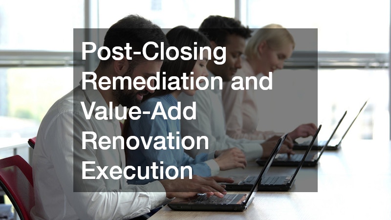 Post-Closing Remediation and Value-Add Renovation Execution