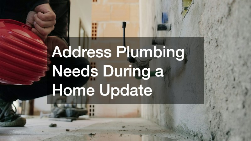 Address Plumbing Needs During a Home Update