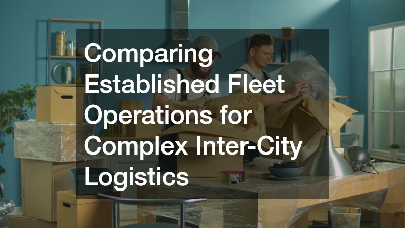 Comparing Established Fleet Operations for Complex Inter-City Logistics