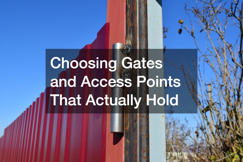 Choosing Gates and Access Points That Actually Hold