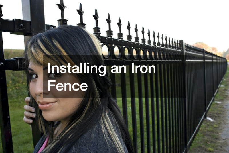 Installing an Iron Fence