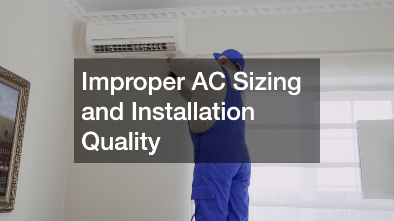 Improper AC Sizing and Installation Quality