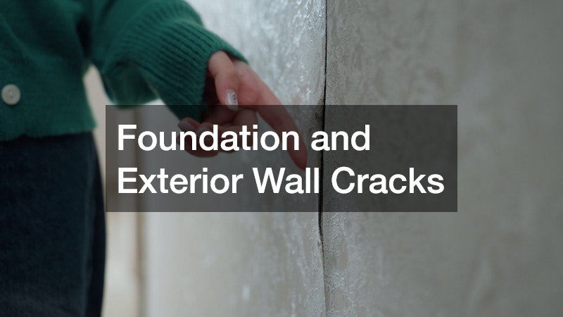 Foundation and Exterior Wall Cracks