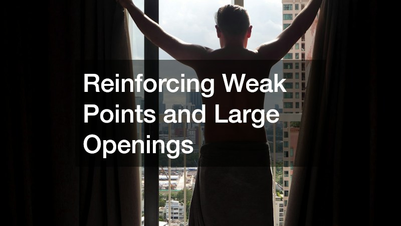Reinforcing Weak Points and Large Openings