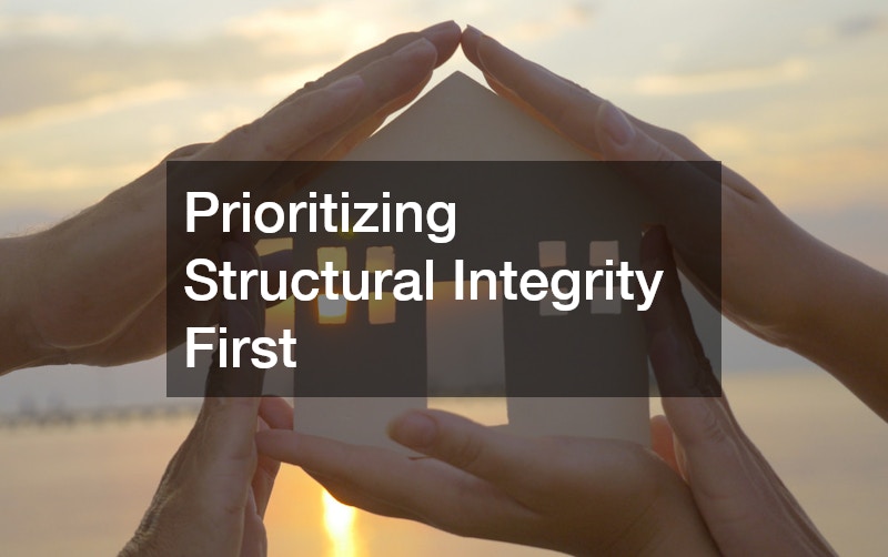 Prioritizing Structural Integrity First