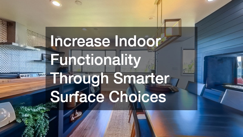 Increase Indoor Functionality Through Smarter Surface Choices