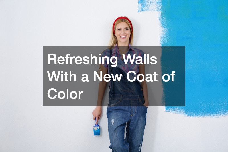 Refreshing Walls With a New Coat of Color