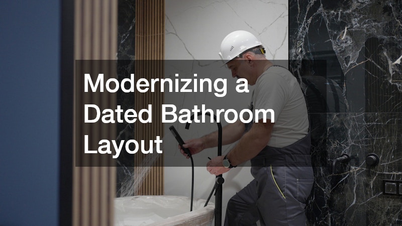 Modernizing a Dated Bathroom Layout