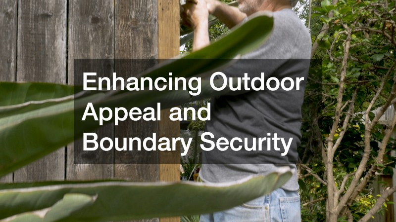 Enhancing Outdoor Appeal and Boundary Security
