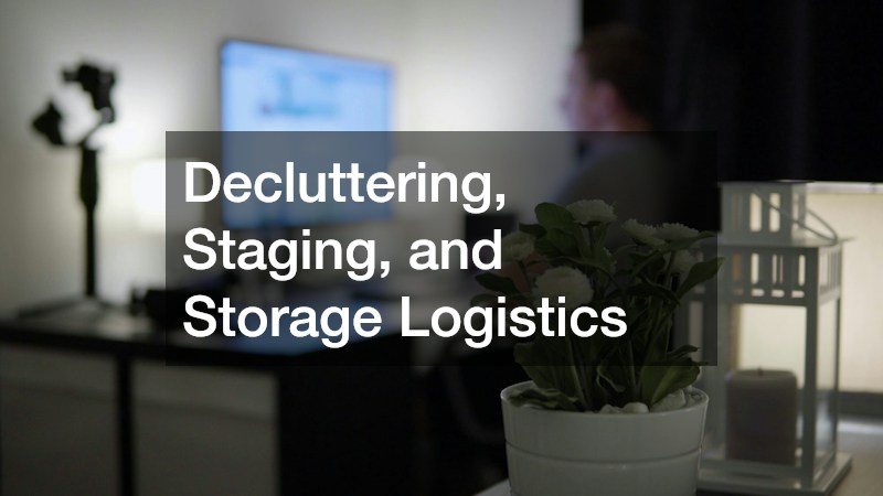Decluttering, Staging, and Storage Logistics
