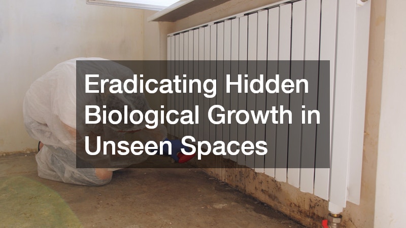 Eradicating Hidden Biological Growth in Unseen Spaces