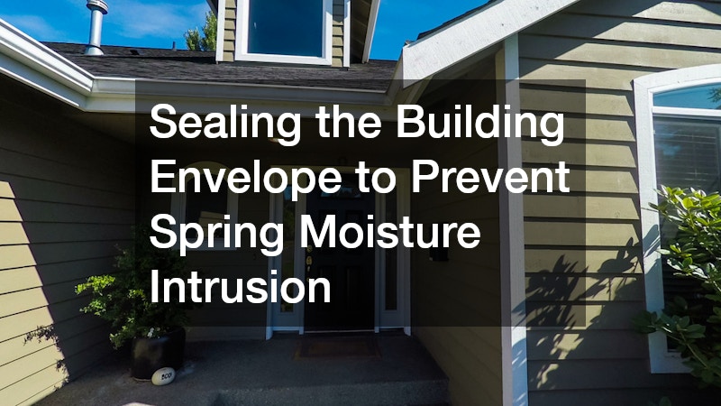Sealing the Building Envelope to Prevent Spring Moisture Intrusion