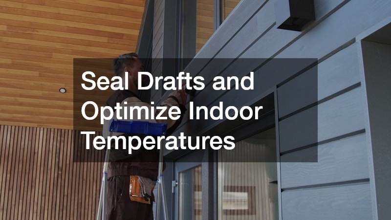 Seal Drafts and Optimize Indoor Temperatures
