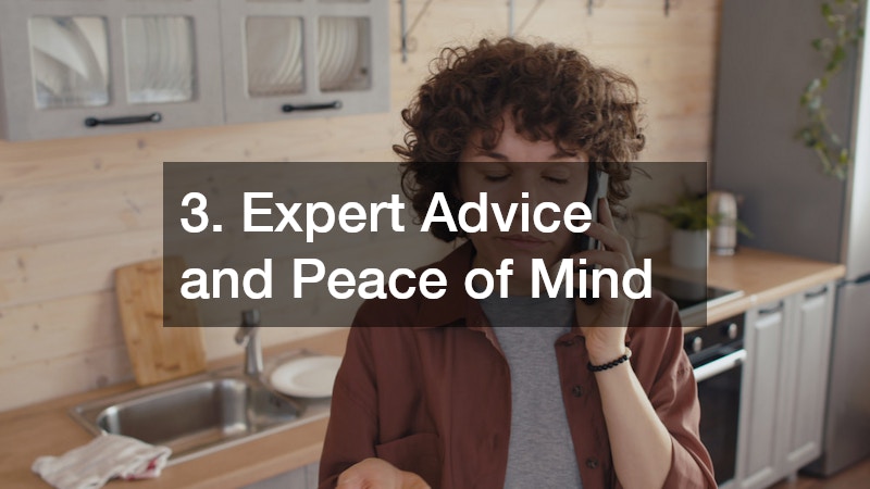 3. Expert Advice and Peace of Mind