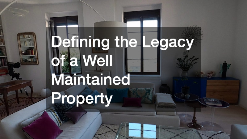 Defining the Legacy of a Well Maintained Property