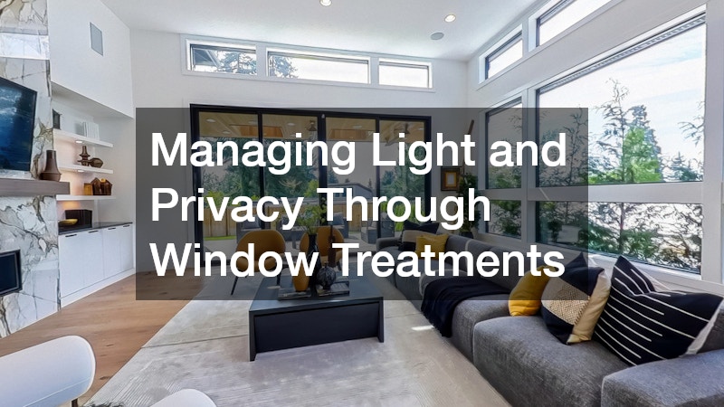 Managing Light and Privacy Through Window Treatments