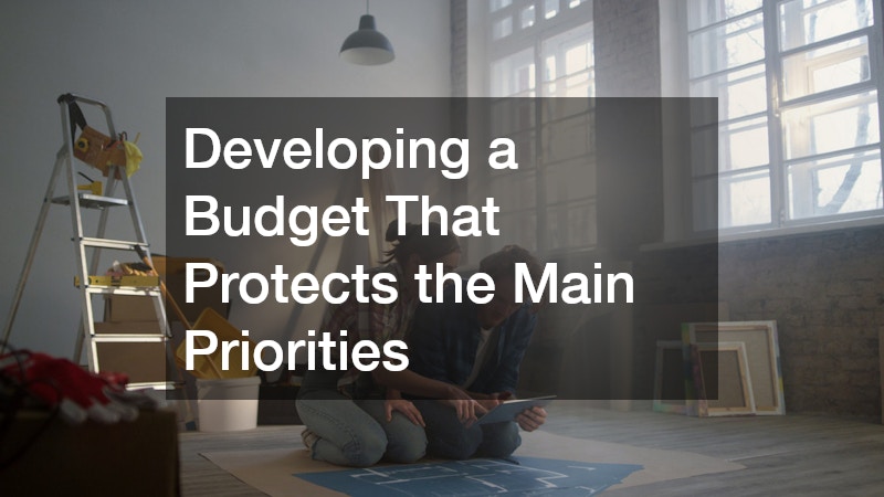 Developing a Budget That Protects the Main Priorities