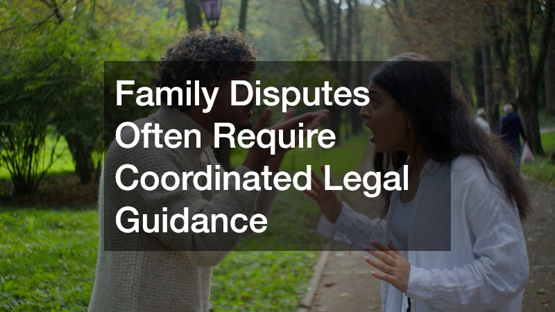 Family Disputes Often Require Coordinated Legal Guidance