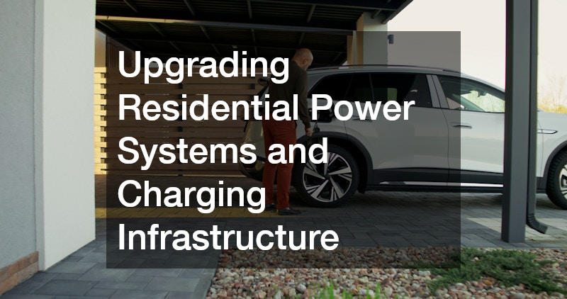 Upgrading Residential Power Systems and Charging Infrastructure