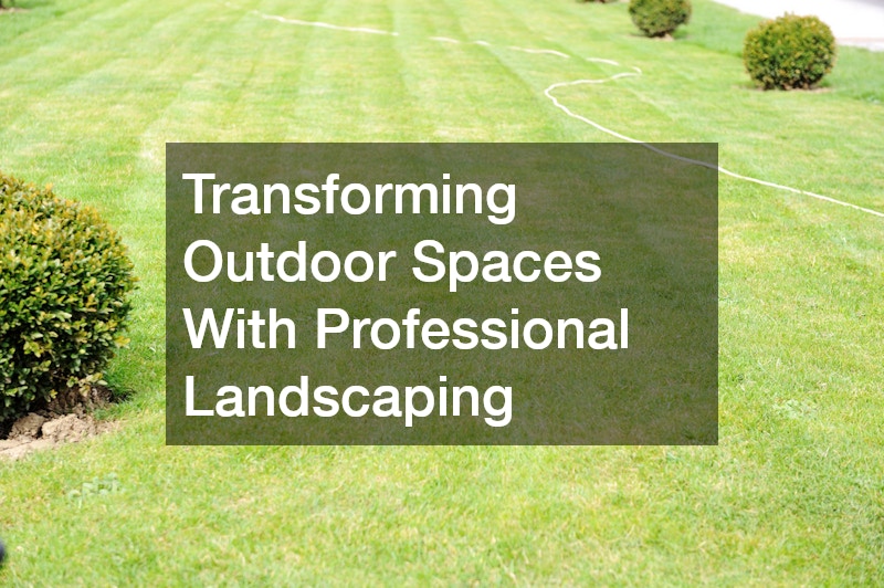 Transforming Outdoor Spaces With Professional Landscaping