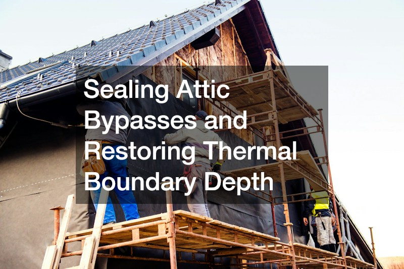 Sealing Attic Bypasses and Restoring Thermal Boundary Depth