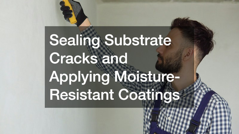 Sealing Substrate Cracks and Applying Moisture-Resistant Coatings
