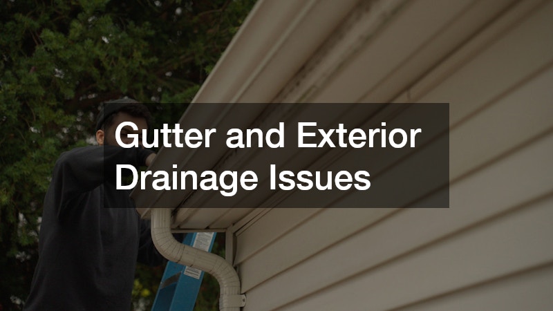 Gutter and Exterior Drainage Issues
