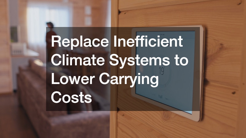 Replace Inefficient Climate Systems to Lower Carrying Costs