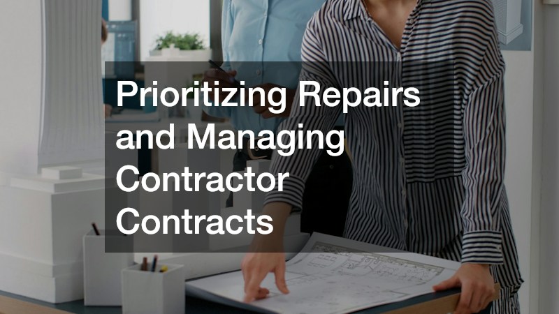 Prioritizing Repairs and Managing Contractor Contracts