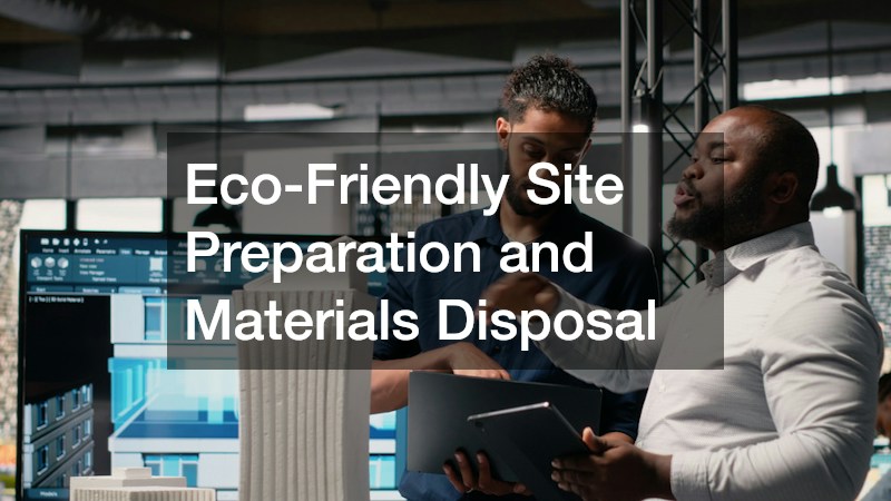 Eco-Friendly Site Preparation and Materials Disposal