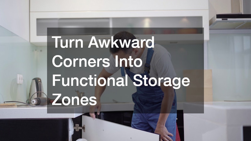 Turn Awkward Corners Into Functional Storage Zones