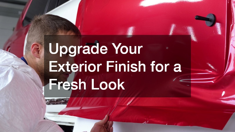Upgrade Your Exterior Finish for a Fresh Look