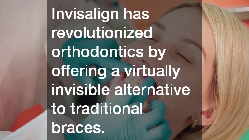 Invisalign has revolutionized orthodontics by offering a virtually invisible alternative to traditional braces.