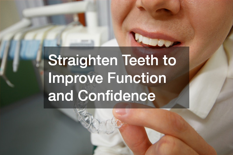 Straighten Teeth to Improve Function and Confidence