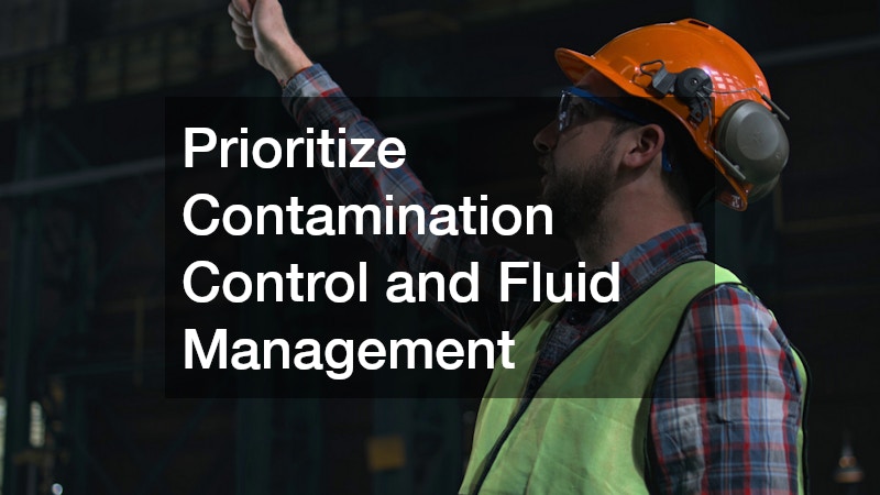 Prioritize Contamination Control and Fluid Management
