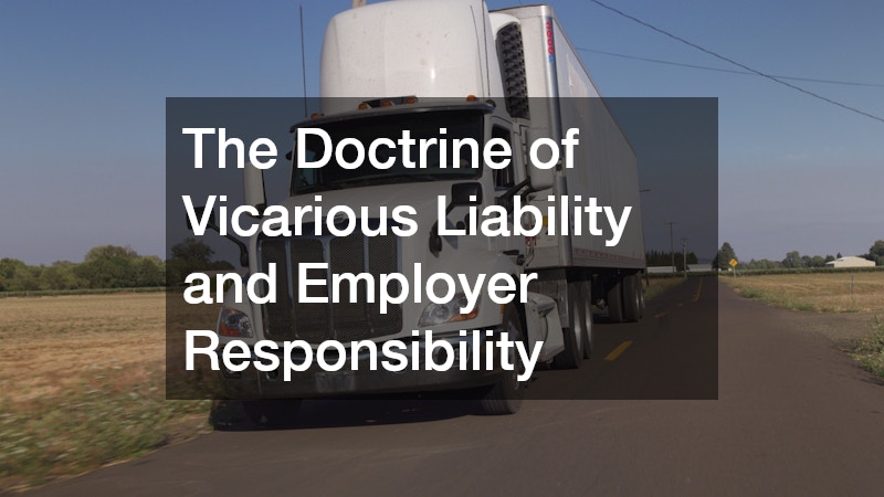 The Doctrine of Vicarious Liability and Employer Responsibility