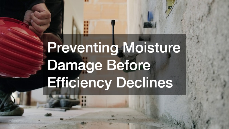 Preventing Moisture Damage Before Efficiency Declines