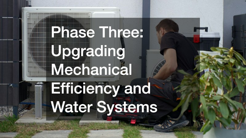 Phase Three: Upgrading Mechanical Efficiency and Water Systems