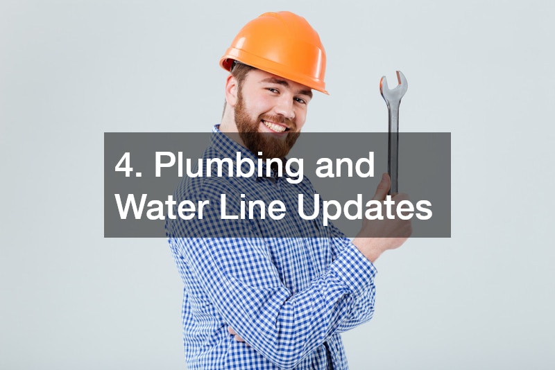 4. Plumbing and Water Line Updates