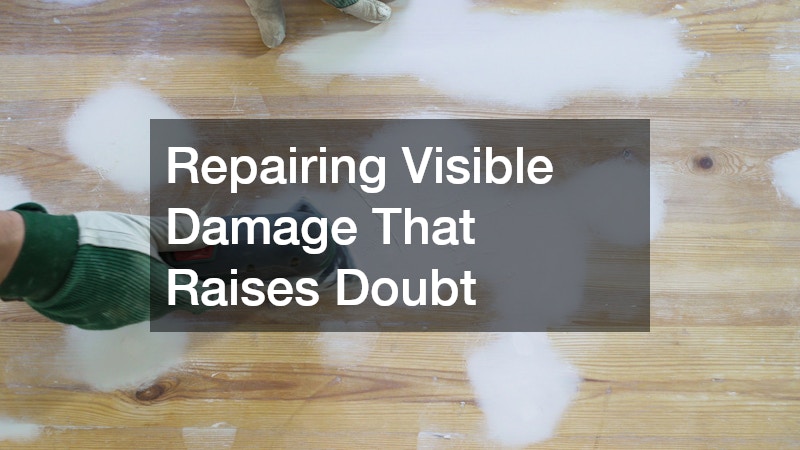 Repairing Visible Damage That Raises Doubt