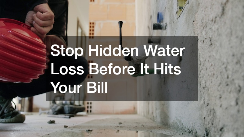 Stop Hidden Water Loss Before It Hits Your Bill