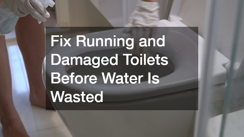 Fix Running and Damaged Toilets Before Water Is Wasted