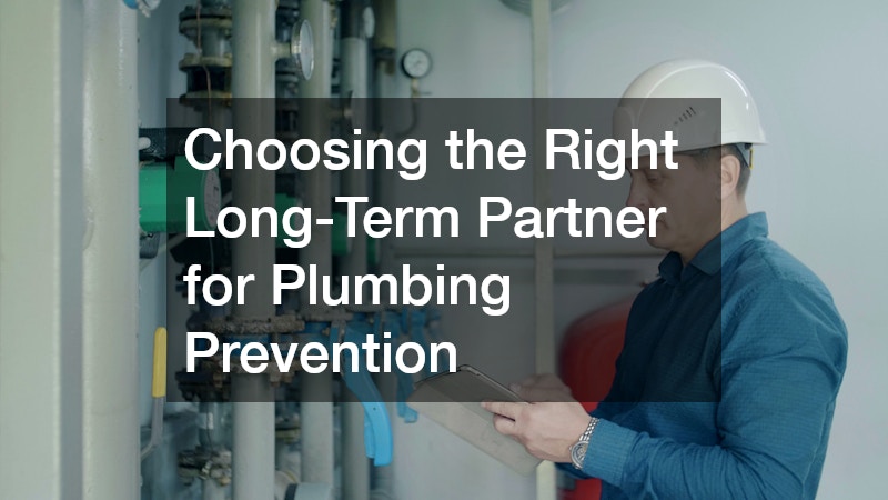 Choosing the Right Long-Term Partner for Plumbing Prevention