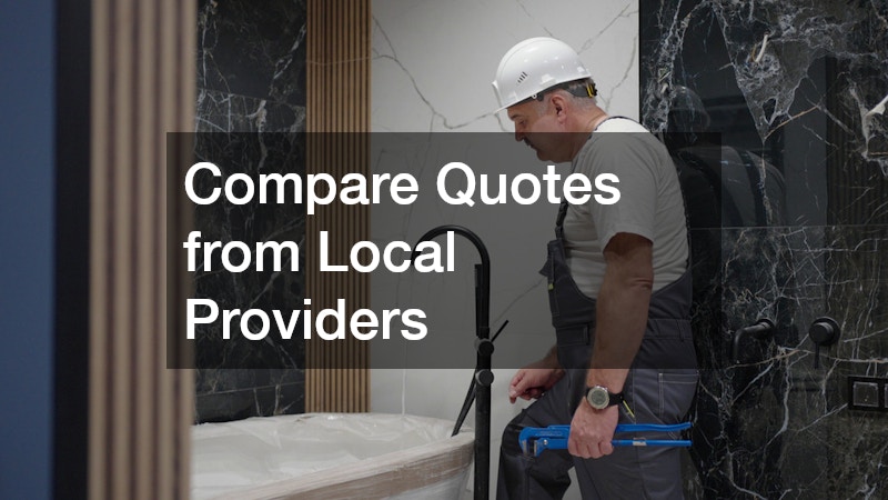 Compare Quotes from Local Providers