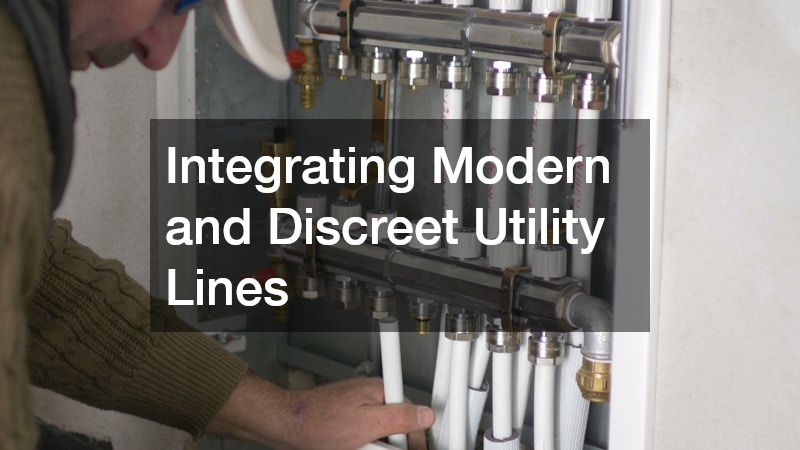 Integrating Modern and Discreet Utility Lines