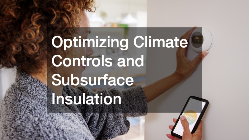 Optimizing Climate Controls and Subsurface Insulation