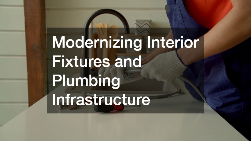Modernizing Interior Fixtures and Plumbing Infrastructure