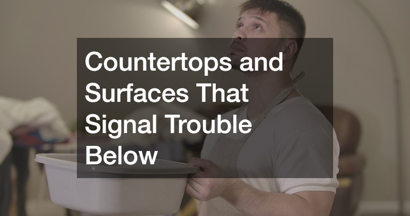 Countertops and Surfaces That Signal Trouble Below