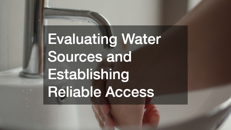Evaluating Water Sources and Establishing Reliable Access