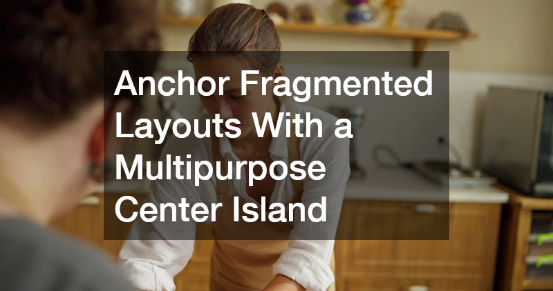 Anchor Fragmented Layouts With a Multipurpose Center Island